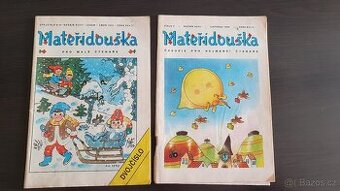 Staré dětské knížky, omalovánky, Mateřídoušky