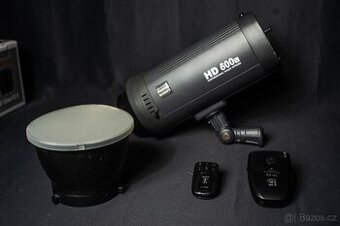 bateriový blesk Photon Europe HD600v + odpalovač pro Canon