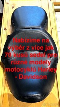 Motocyklová sedla a různé díly pro modely Harley - Davidson.
