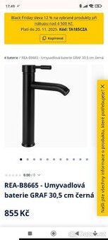 Umyvadlová baterie REA