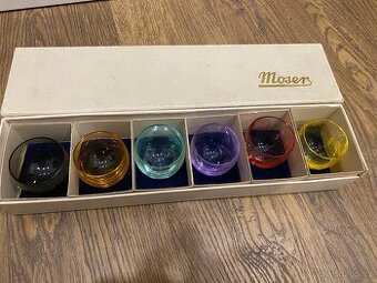 Moser Culbuto sklenicky na destilaty/panaky