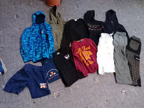 Balík oblečení KLUK - velkost 122-134 - celkem 12 ks