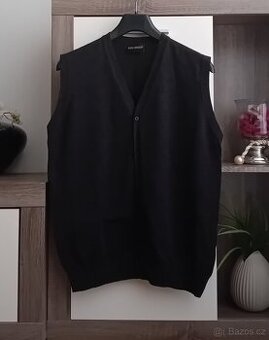 Enzo Lorenzo pánská úpletová vesta vel. L/XL vlna nová - 1
