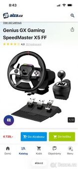 Herní volant Genius GX pro PS4