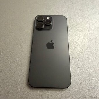 iPhone 15 Pro Max 512GB černý, jako nový, 12 měsíců záruka