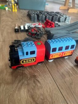 LEGO DUPLO vláček + koleje – 2 lokomotivy, velká sada