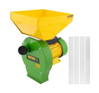 ŠROTOVNÍK DRTIČ OBILÍ MLÝN NA ZRNO 3.9 kW 4 SÍTA