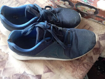 Modré pánské tenisky a boty Reebok jedno jaro nošené. vel. 4