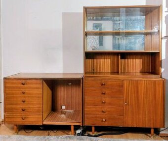 Retro sekretář / knihovna