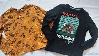 Tričko Chip a Dale, tričko s pejskem vel. 134