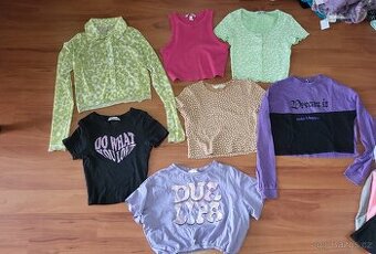 Oblečení set 40ks po dceri vel.146, 152, 158