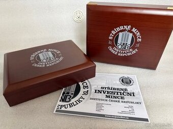 Etue pro stříbrné mince ČNB Instituce 100kč