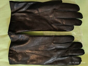 Prodám KOŽENÉ ZIMNÍ RUKAVICE NOVÉ Pánské,vel. 9,5 a10