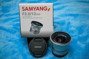 Samyang 12mm F 2.0 NCS CS pro Canon EOS-M