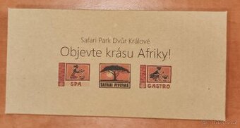 Poukaz na pobyt v ZOO Dvůr Králové