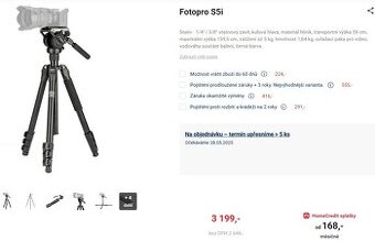 Stativ Fotopro S5i