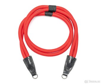 Leica Double Rope Strap created by COOPH, red, 126 cm, Ring