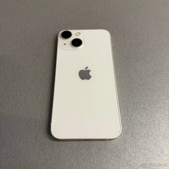 iPhone 13 mini 128GB bílý, pěkný stav, 12 měsíců záruka