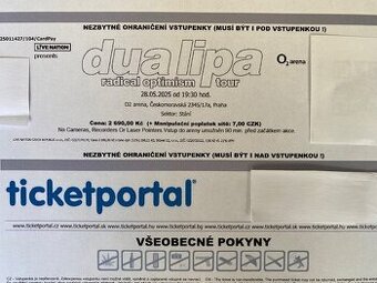 DUA LIPA v O2 - Praha 28.května 2025