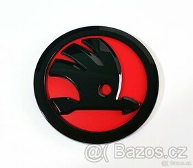 Znak Škoda červený 10cm, 100mm
