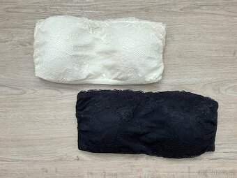 Bandeau podprsenky bez ramínek 2ks