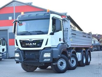 MAN TGS 35.500 8x4 - třístranný sklápěč + Bordmatik+ závěs