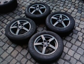 Alu kola 195/65 R15 - obuto na zimních pneu
