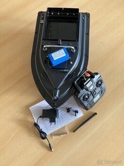 Loďka zavážecí s GPS (10000mAh) + ZDARMA OBAL černý