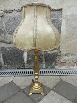 Stolní lampa starožitní. Mosaz.