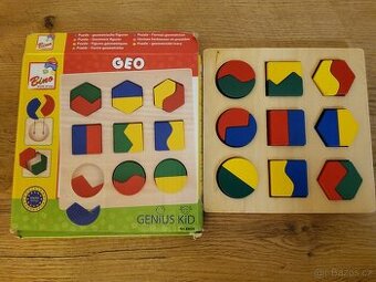 Dřevěné puzzle Bino