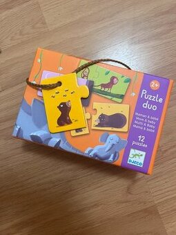 Puzzle Djeco duo - Najdi mládě