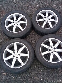 Alu kola R 17, ET 40, 5x108, vč. pneu 225/55 ZR 17 - 1