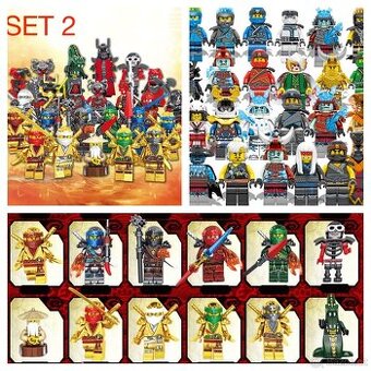 Figurky Ninjago (24ks) typ lego 2 - nove, nehrane - 1