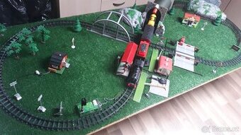 Železnice s vláčkem na dálkové ovládání (baterie)