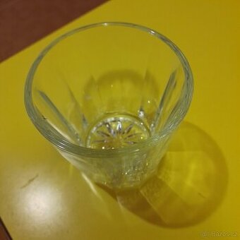 Retro skleničky whisky Bohemia krystal