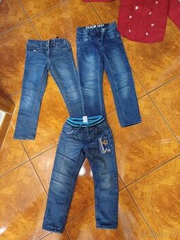 Džíny klasické I zateplené, vel. 116