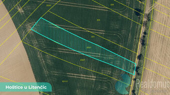 Orná půda 1459 m² – Hoštice u Litenčic (LV 120)