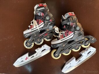 Tempish Rebel Duo roztahovací brusle, vel. 33-36