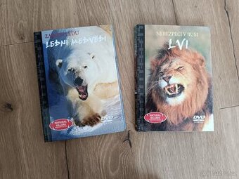 Naučné DVD - Lední medvědí a Lvi