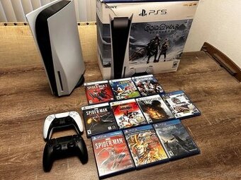 Prodám PlayStation 5 + hry - 1