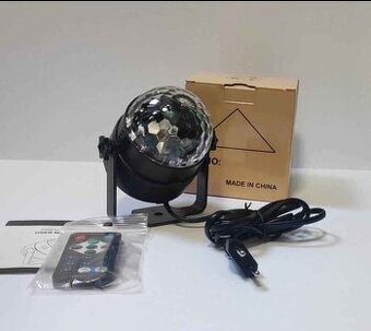 LED disko párty světlo na dálkové ovládání