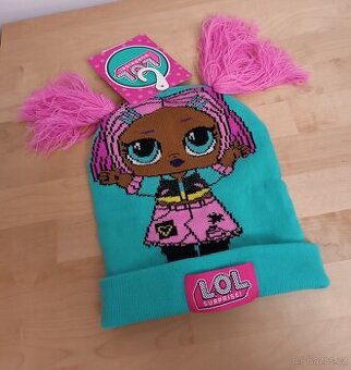 NOVÁ  čepice dětská na holčičku L.O.L surprise LOL