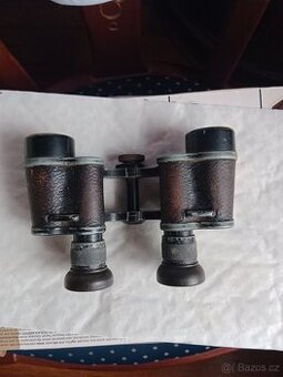 Starý německý dalekohled Zeiss DF  6x 24