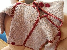 DĚTSKÉ pletené paleto na zip