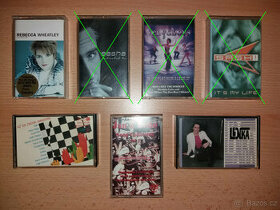 MC kazety, CD a 2x stojan