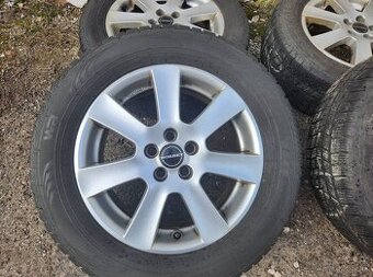 Alu kola Borbet 16” 5x100 + pneu Nokian