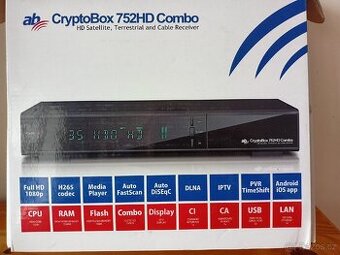 Satelitní přijímač AB Cryptobox 752HD Combo