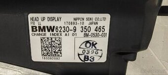 Head up display z BMW f10/11 facelift