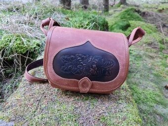 Kožená lovecká brašna