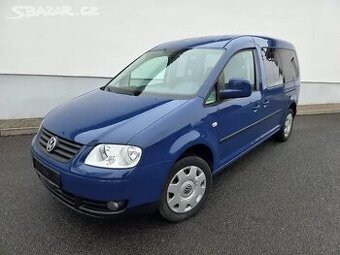 Caddy Maxi 1.9TDI 77kW 7.míst,tažné,serviska,tempomat